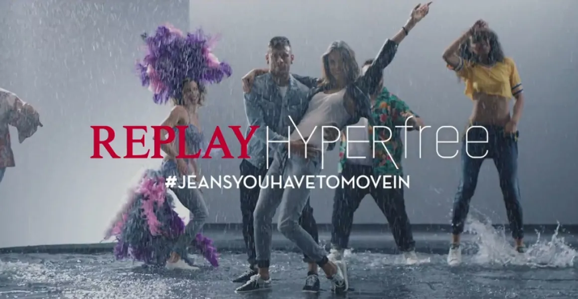 #JEANSYOUHAVETOMOVEINReplay presenta Hyperfree, una novità nel settore dell’active denim.